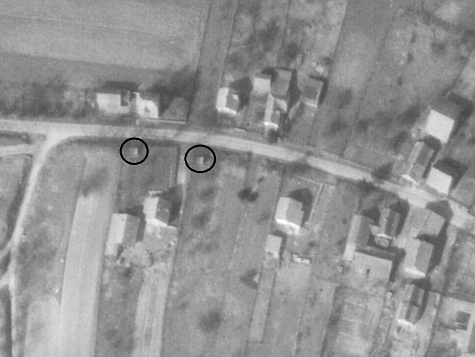 Ligne Maginot - Blockhaus UFFHEIM CENTRE Est et Ouest -  - IGN - Géoportail 1958