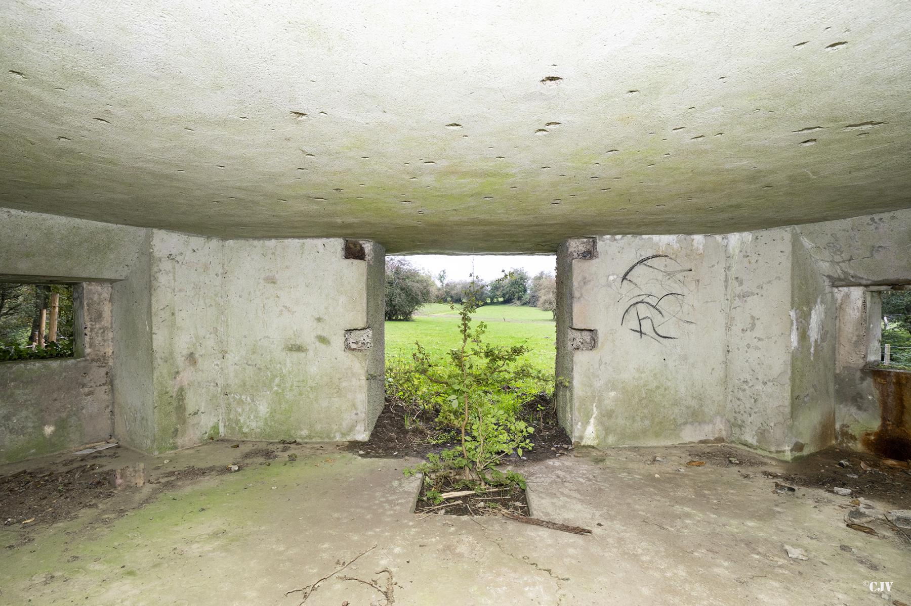 Ligne Maginot - B522 - L'AUNELLE NORD - (Blockhaus pour canon) - L'entrée - Lia VERMEULEN