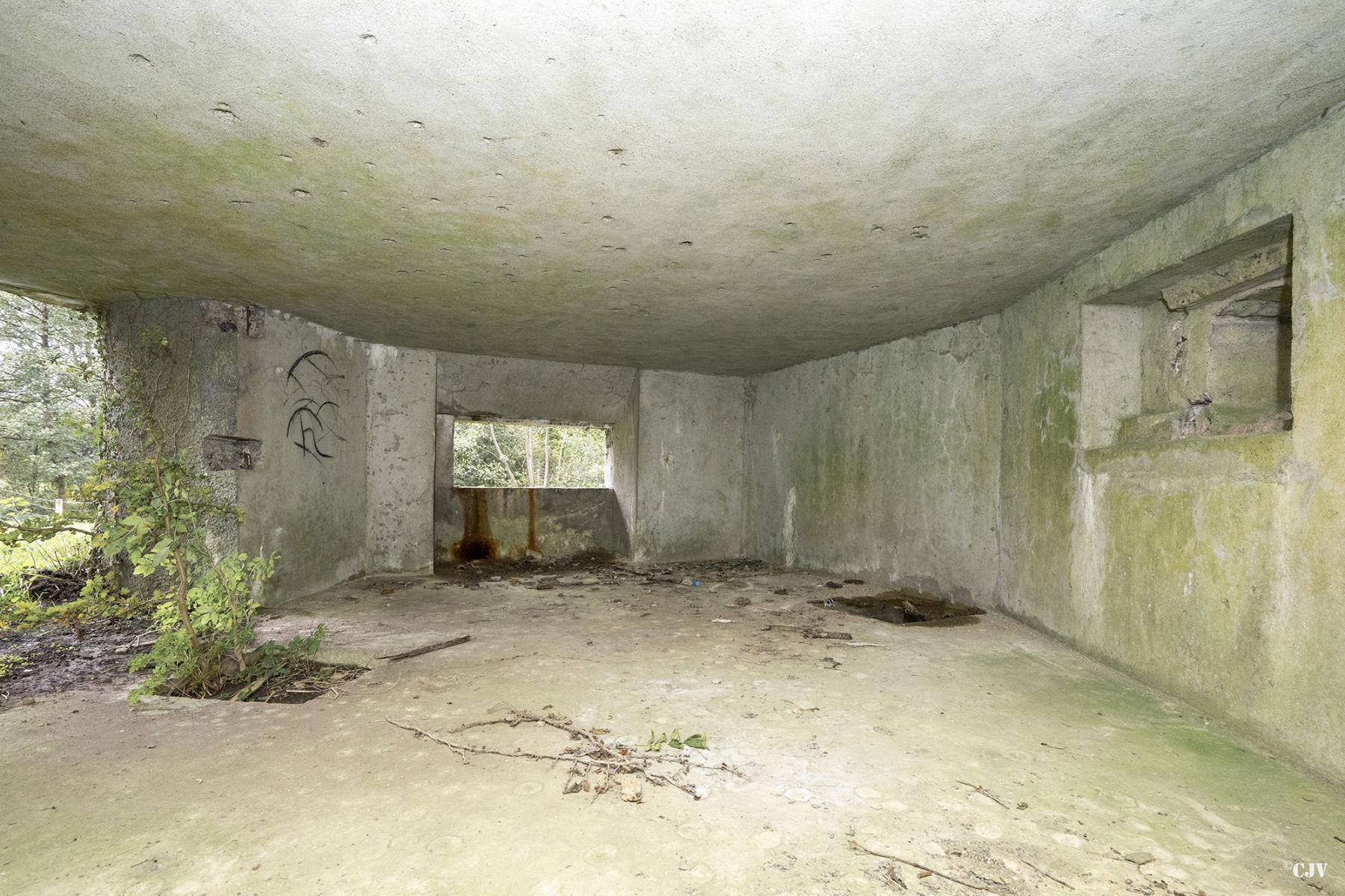Ligne Maginot - B522 - L'AUNELLE NORD - (Blockhaus pour canon) - Créneau nord-ouest - Lia VERMEULEN