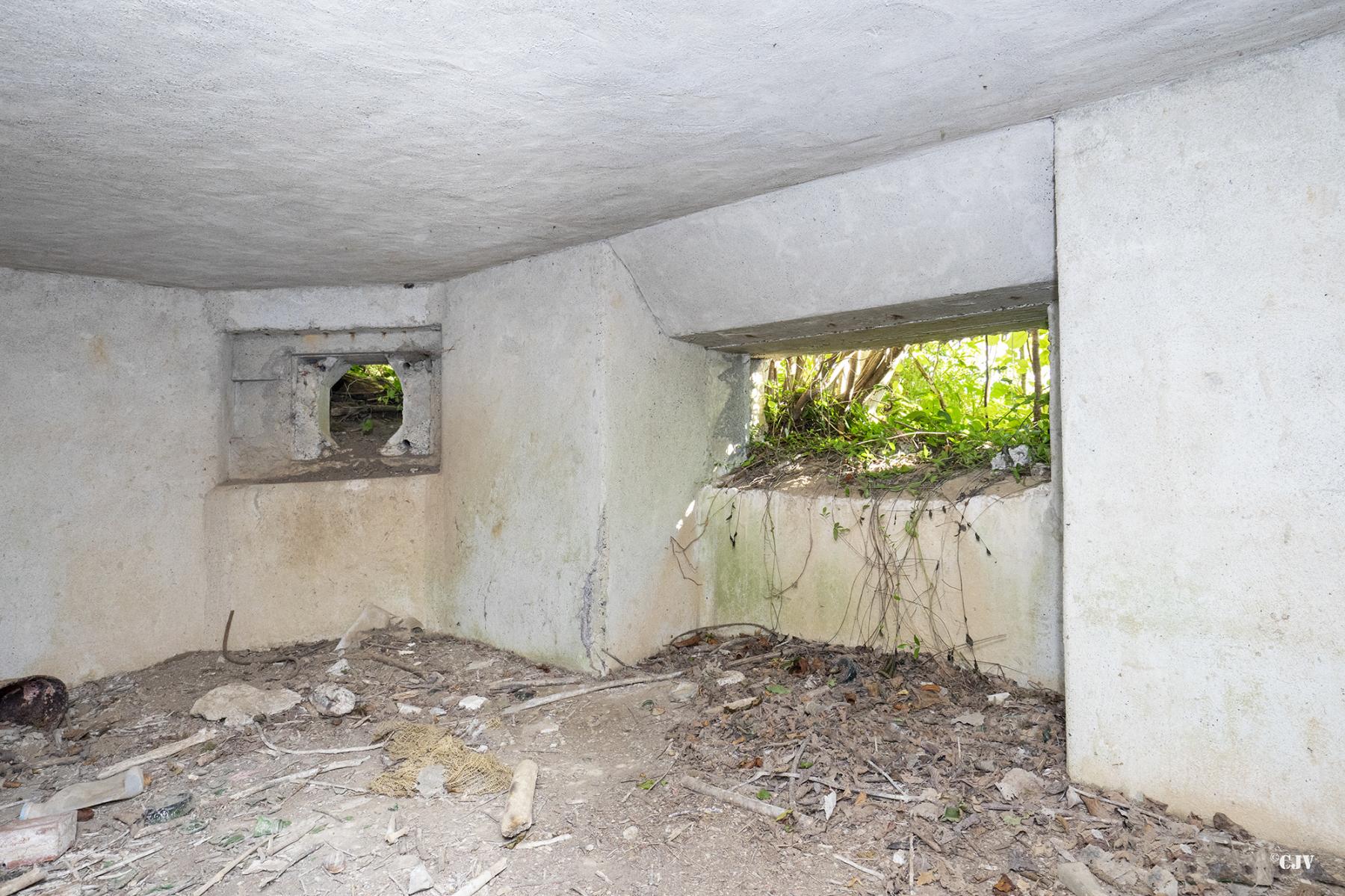 Ligne Maginot - B528 - BOIS DE LA FERRIERE NORD - (Blockhaus pour canon) - L'intérieur - Lia VERMEULEN