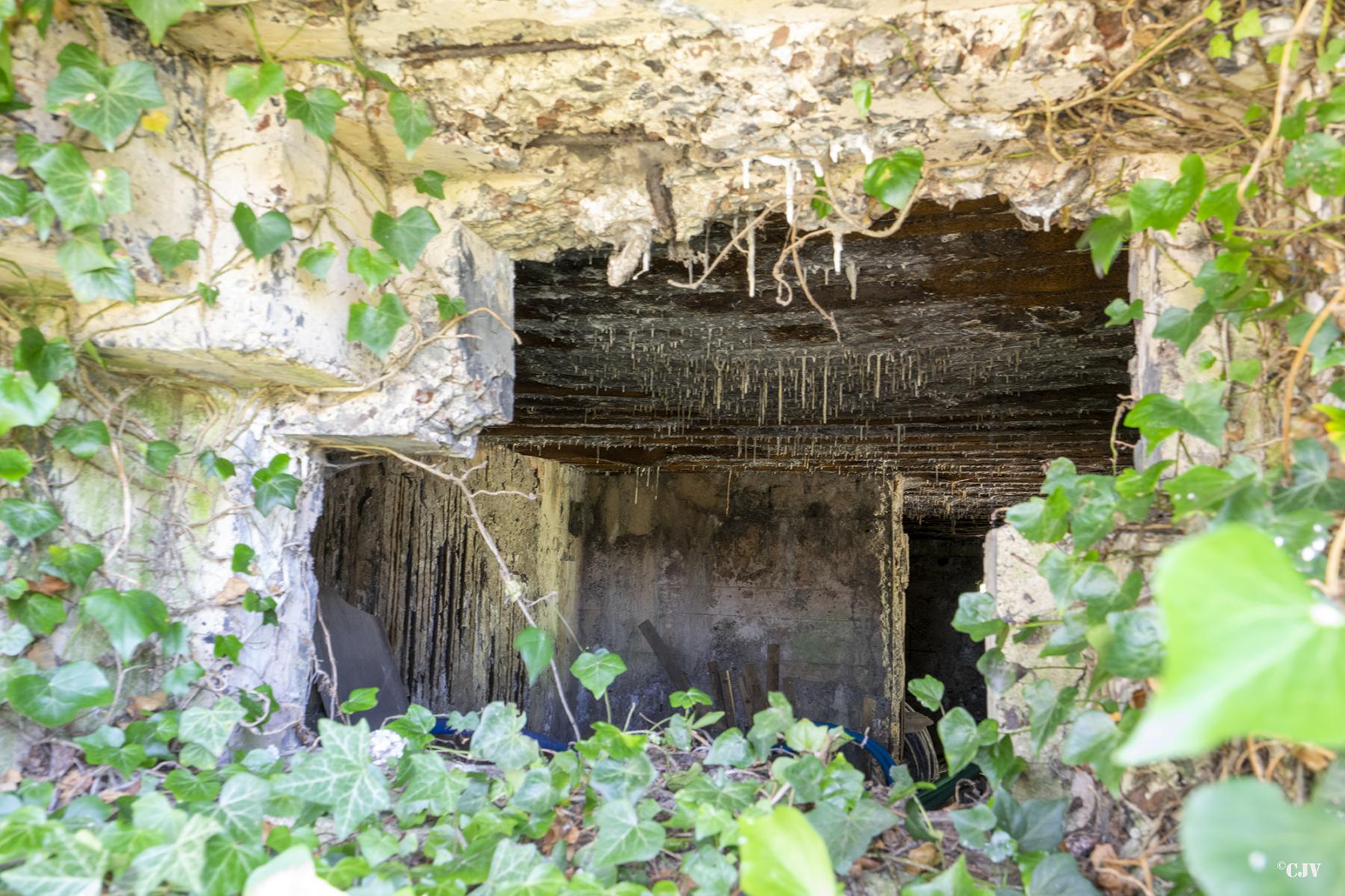 Ligne Maginot - CEZF-6 - FERME DES TILLEULS - (Blockhaus pour canon) - Un des créneaux - Lia VERMEULEN