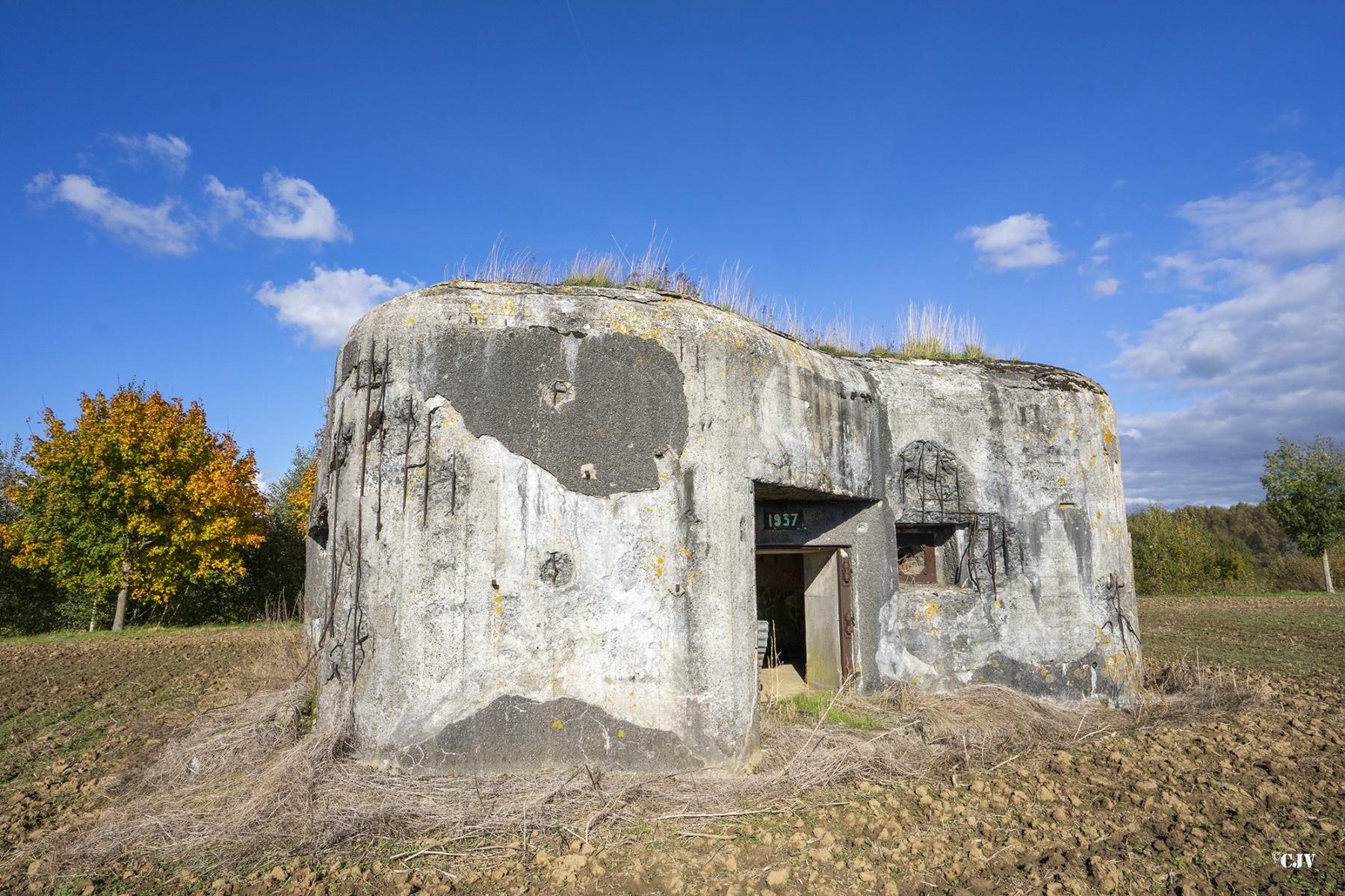Ligne Maginot - B535 - BOIS-CRETE - (Blockhaus pour canon) - L'entrée - Lia VERMEULEN