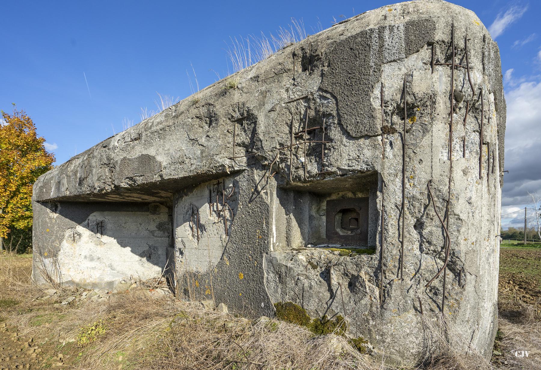 Ligne Maginot - B535 - BOIS-CRETE - (Blockhaus pour canon) -  - Lia VERMEULEN