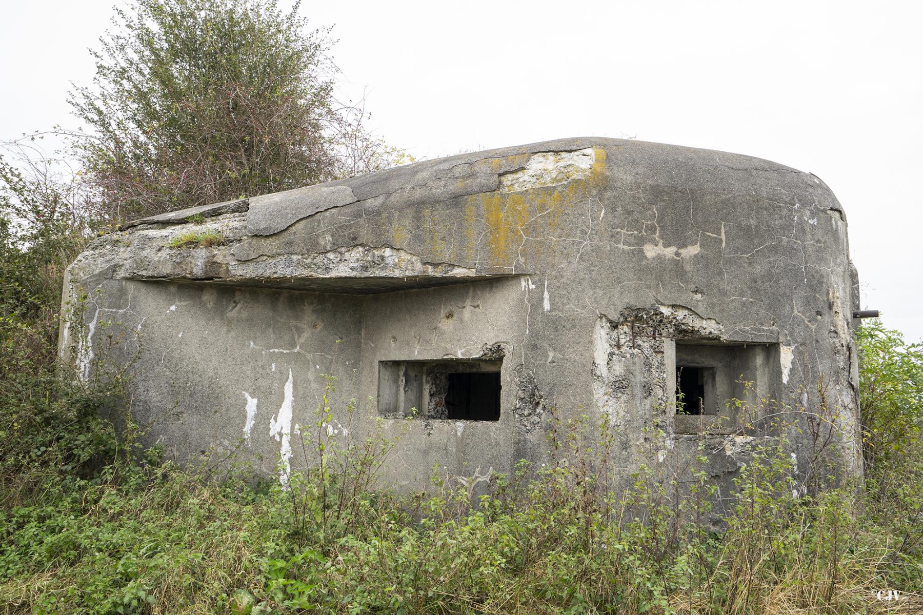 Ligne Maginot - B550 - LA BOETE - (Blockhaus pour canon) - Côté ouest - Lia VERMEULEN