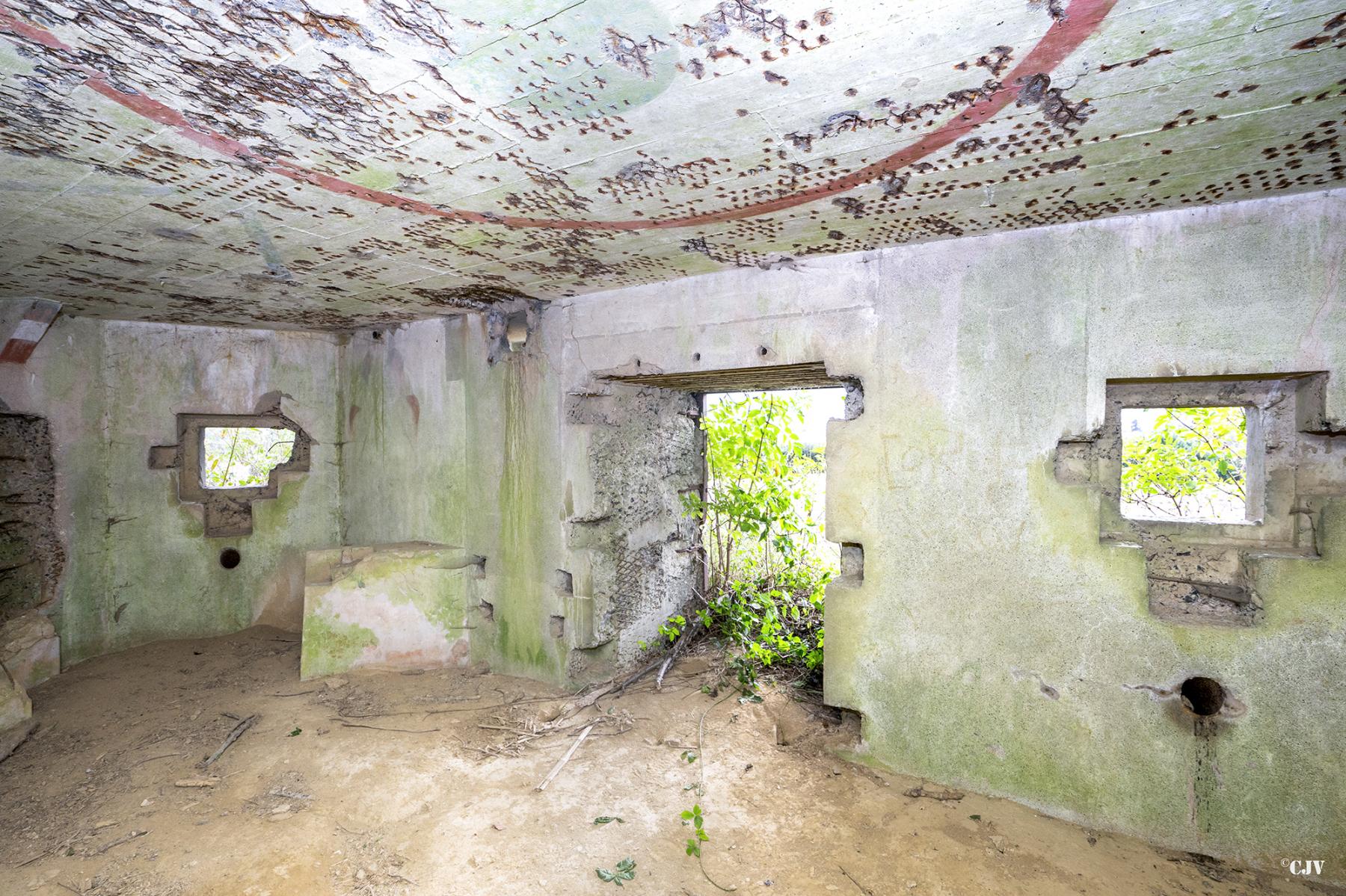 Ligne Maginot - B550 - LA BOETE - (Blockhaus pour canon) - L'entrée - Lia VERMEULEN