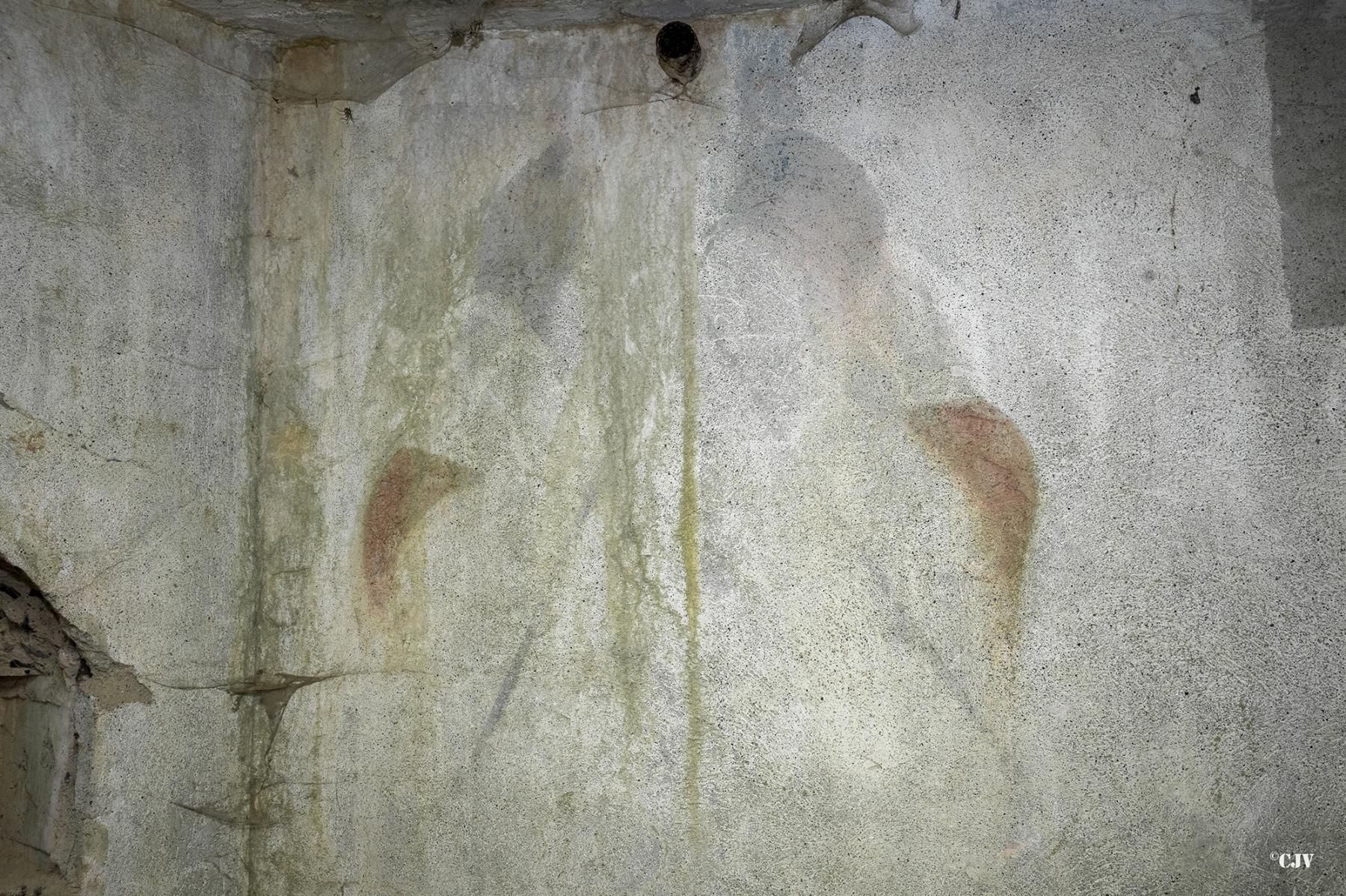 Ligne Maginot - B550 - LA BOETE - (Blockhaus pour canon) - Un des peintures murales - Lia VERMEULEN