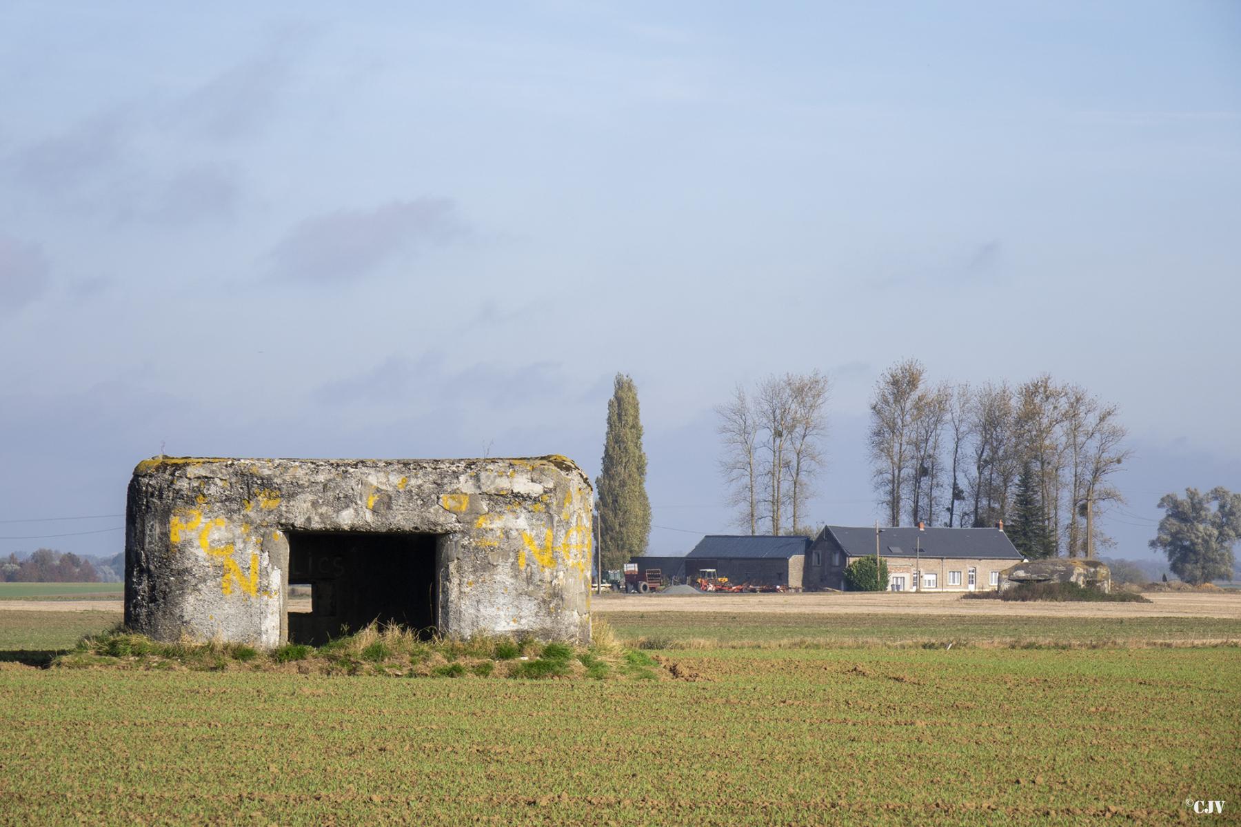 Ligne Maginot - B568 - LA CRASCOTTE EST - (Blockhaus pour arme infanterie) - A l’arrière plan le B564 - Lia VERMEULEN