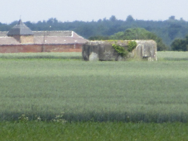 Ligne Maginot - B568BIS - PRE AULNOIS - (Blockhaus pour arme infanterie) - Photo prise de la D 932 - Route de Maubeuge. - Smardz Félix