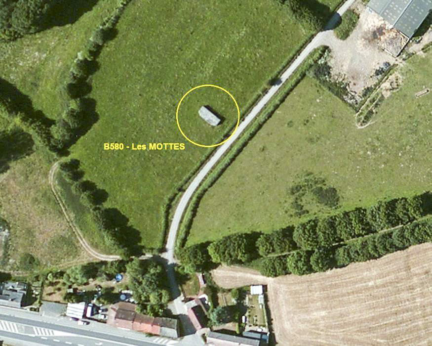 Ligne Maginot - B580 - Les MOTTES (Abri) -  - Bing Sat
