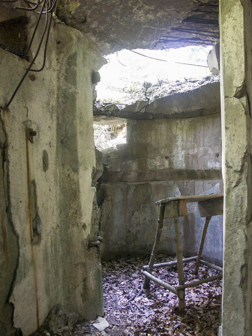 Ligne Maginot - SOMMET DU HOCHWALD 3 - (Blockhaus pour arme infanterie) - Accès à la coupole mitrailleuse - Pascal Lambert