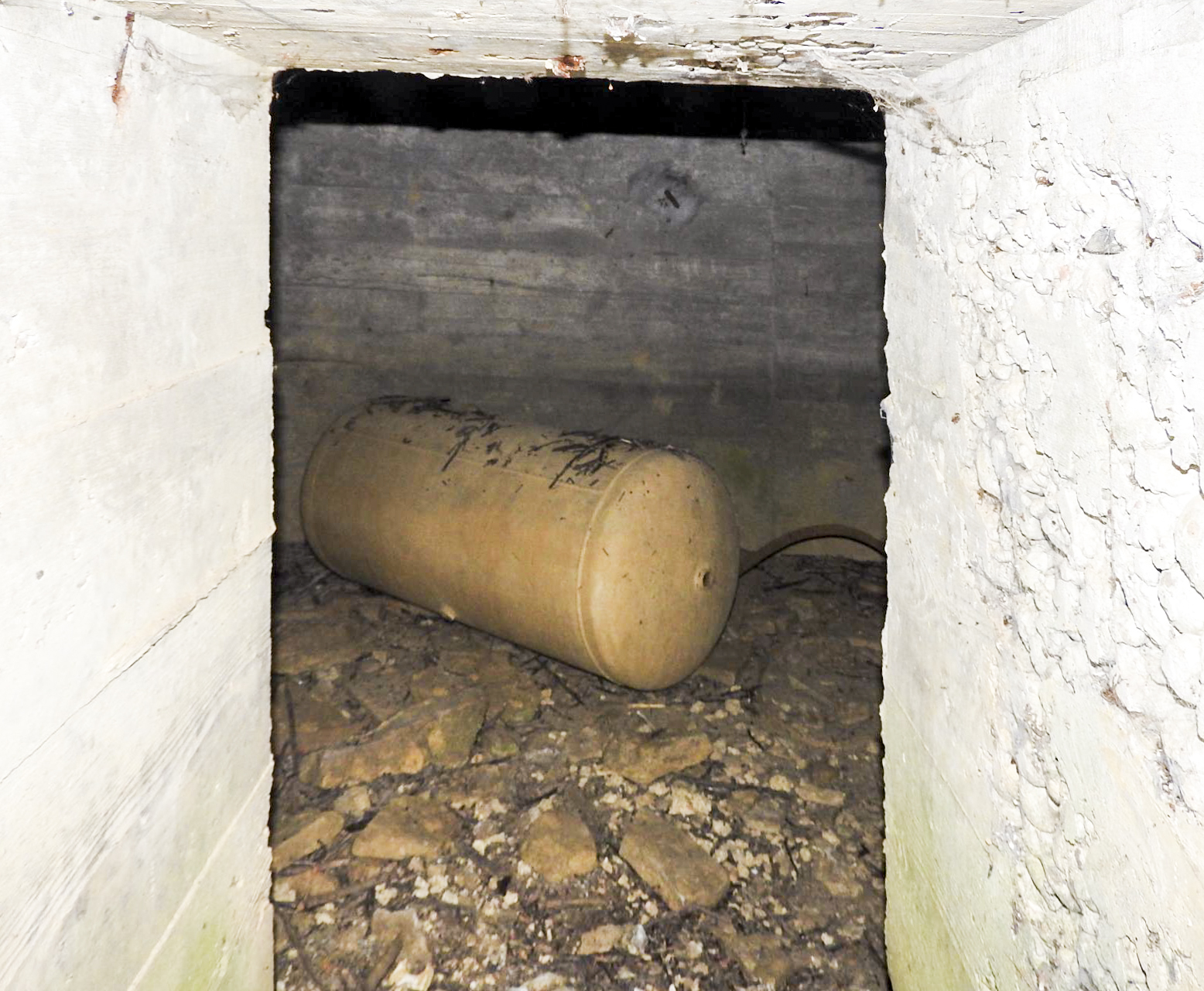 Ligne Maginot - GROSSEN FELD OUEST - (Blockhaus de type indéterminé) - Une vue par l'entrée. - STENGER Mathieu