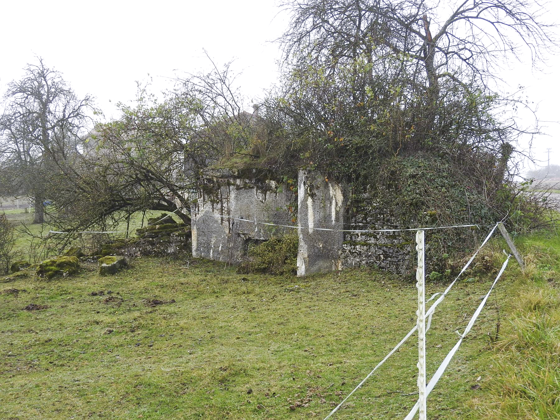 Ligne Maginot - FERME BRANDSTUDEN 4 - (Blockhaus pour canon) - La façade de tir - STENGER Mathieu