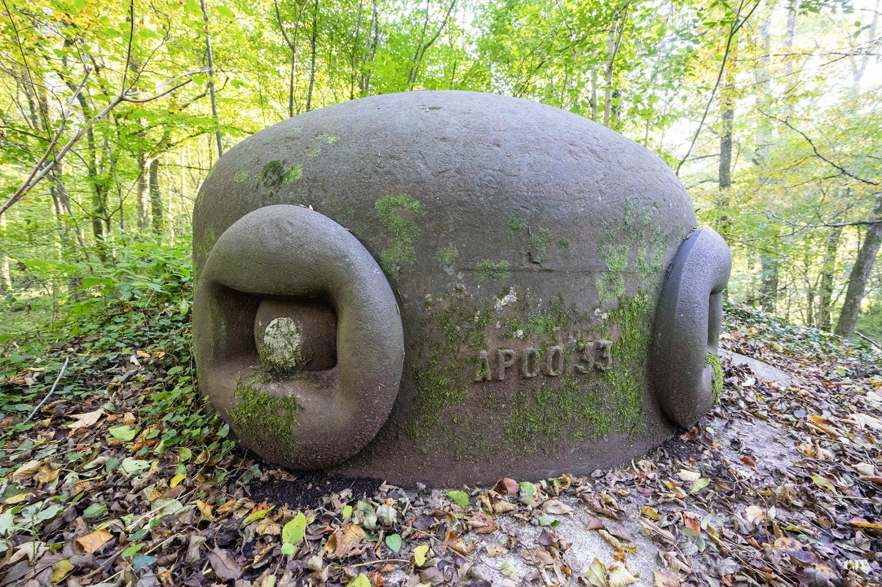 Ligne Maginot - C23 - VIVIER NUTHIAU OUEST - (Casemate d'infanterie) - La cloche convertie en type B - Lia VERMEULEN