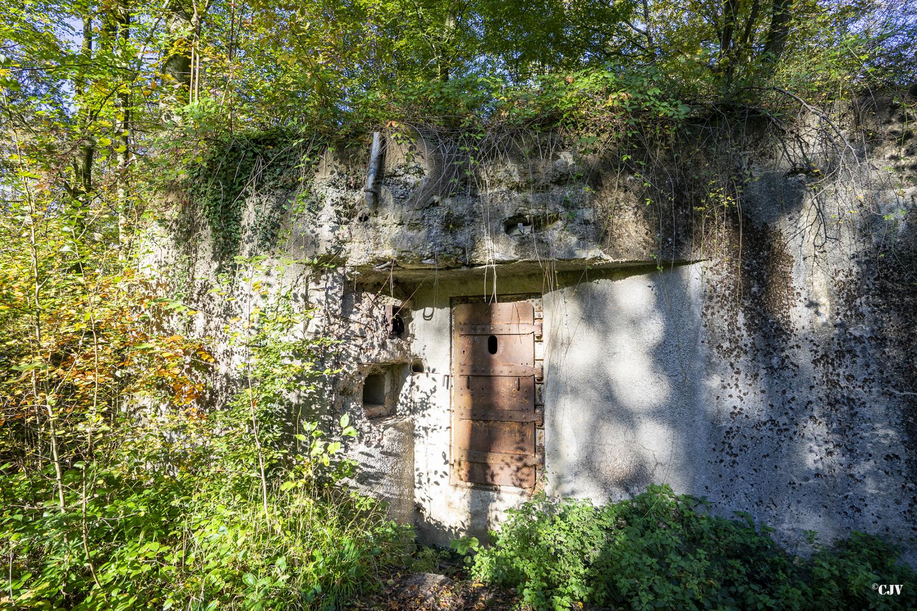 Ligne Maginot - C24 - VIVIER NUTHIAU EST - (Casemate d'infanterie) - La porte d'entrée - Lia VERMEULEN