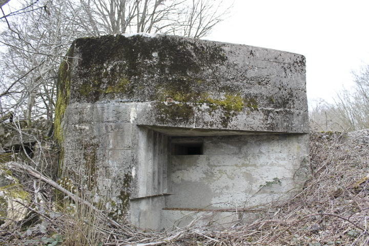 Ligne Maginot - BARRAGE 2 - (Blockhaus pour arme infanterie) - Façade de tir - Christian LENHARD