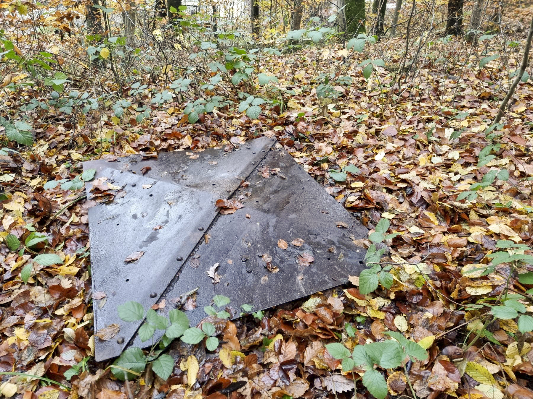 Ligne Maginot - E' - (Chambre de coupure - Avec central) - La trappe dégagée. - DK_Antoine4