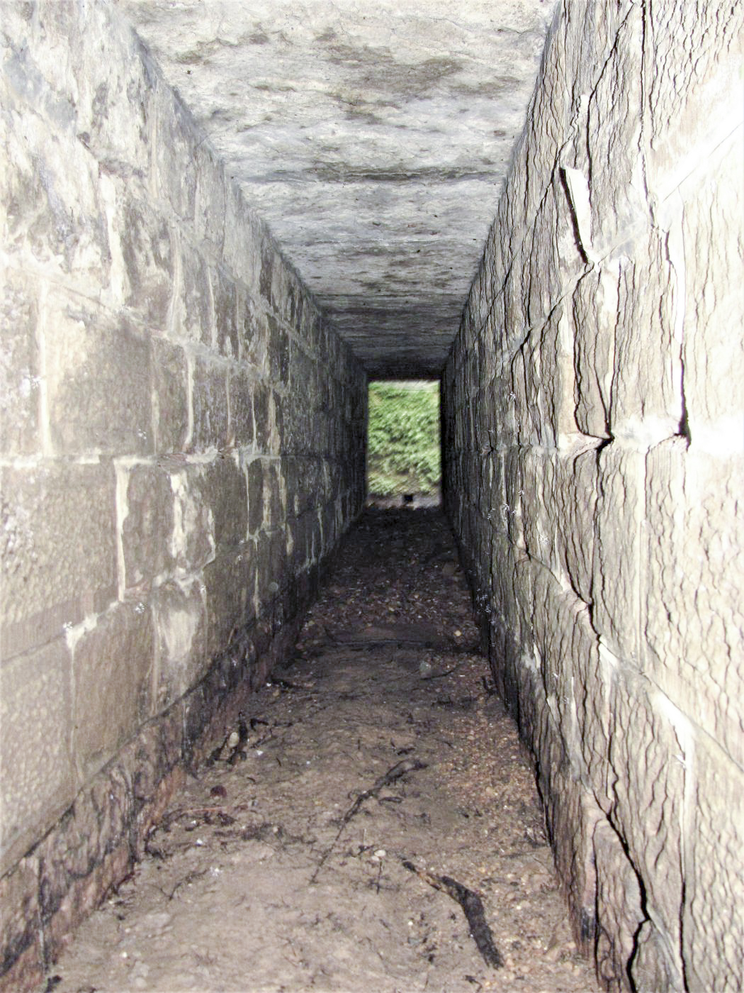 Ligne Maginot - VERLORENERBACH - (Blockhaus pour arme infanterie) - Entrée de la galerie sous la piste coté gauche - Baptiste GAUDIN