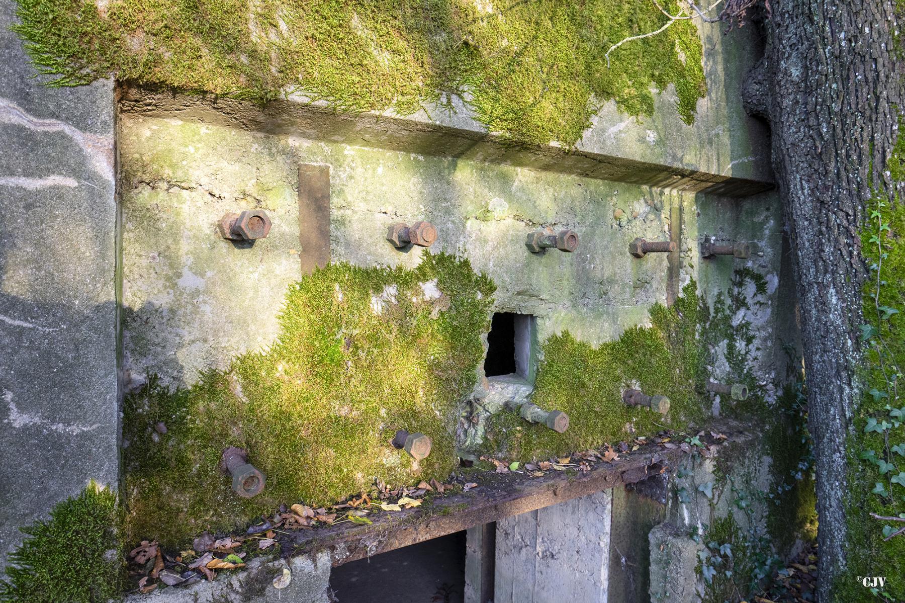 Ligne Maginot - CB272 - GENFER 2 - (Blockhaus pour canon) - L'entrée du matériel - Lia VERMEULEN