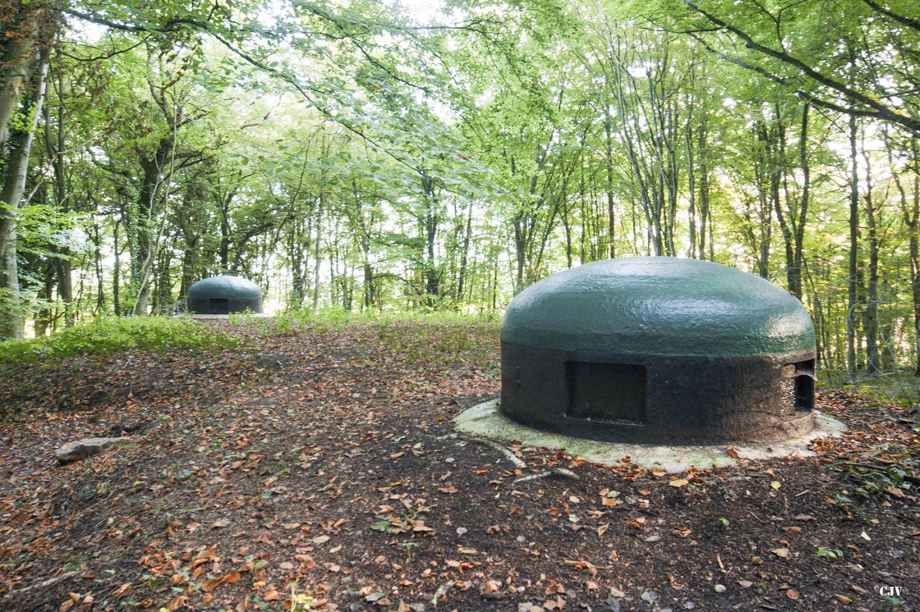 Ligne Maginot - HUBERBUSCH SUD - C59 - (Casemate d'infanterie) - Les cloches GFM - Lia VERMEULEN