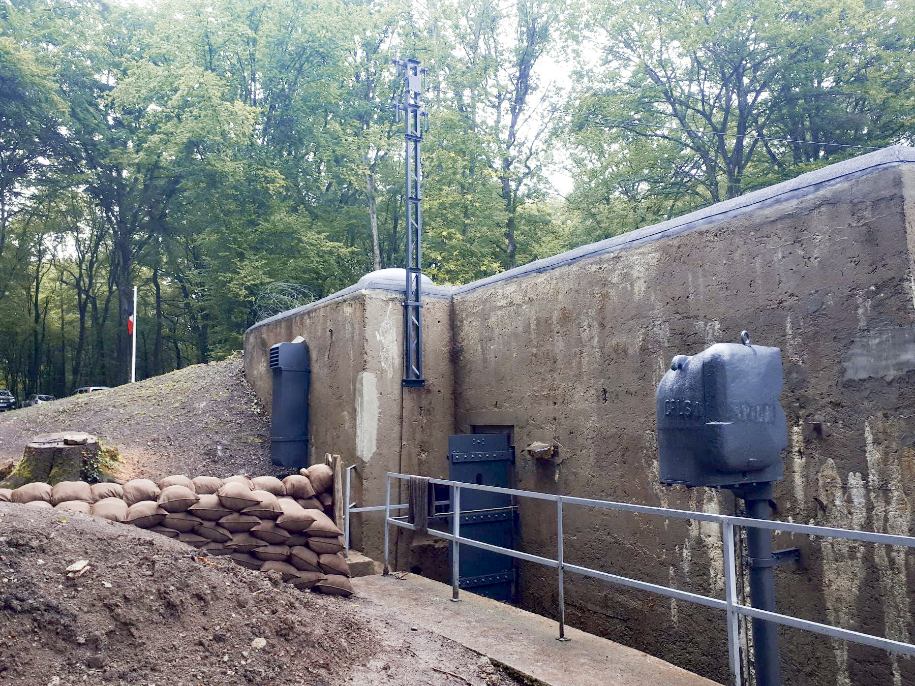 Ligne Maginot - HUBERBUSCH SUD - C59 - (Casemate d'infanterie) - Façade de l'entrée - Gregory Fuchs