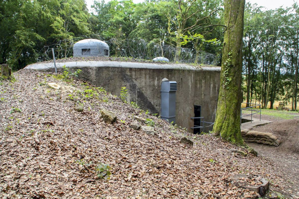 Ligne Maginot - HUBERBUSCH SUD - C59 - (Casemate d'infanterie) - Vue vers l'entrée - EVA Philippe
