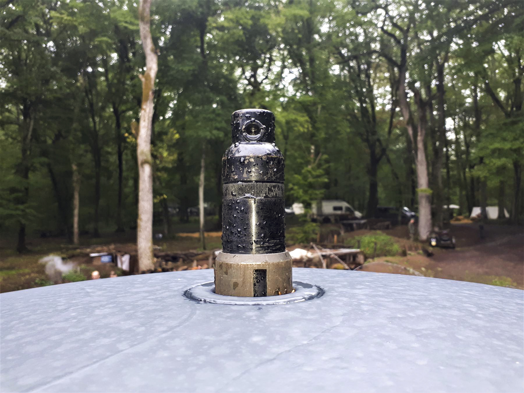 Ligne Maginot - HUBERBUSCH SUD - C59 - (Casemate d'infanterie) - Cloche GFM Nord avec le périscope F1 en place - Gregory Fuchs
