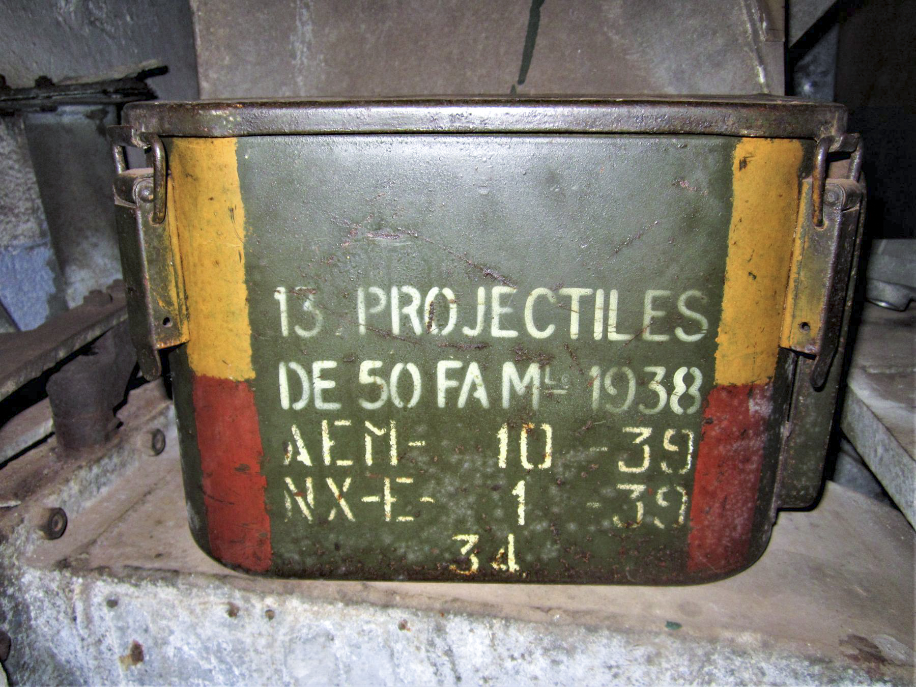 Ligne Maginot - HUBERBUSCH SUD - C59 - (Casemate d'infanterie) - Caisse d'obus de mortier de 50 - Gregory Fuchs