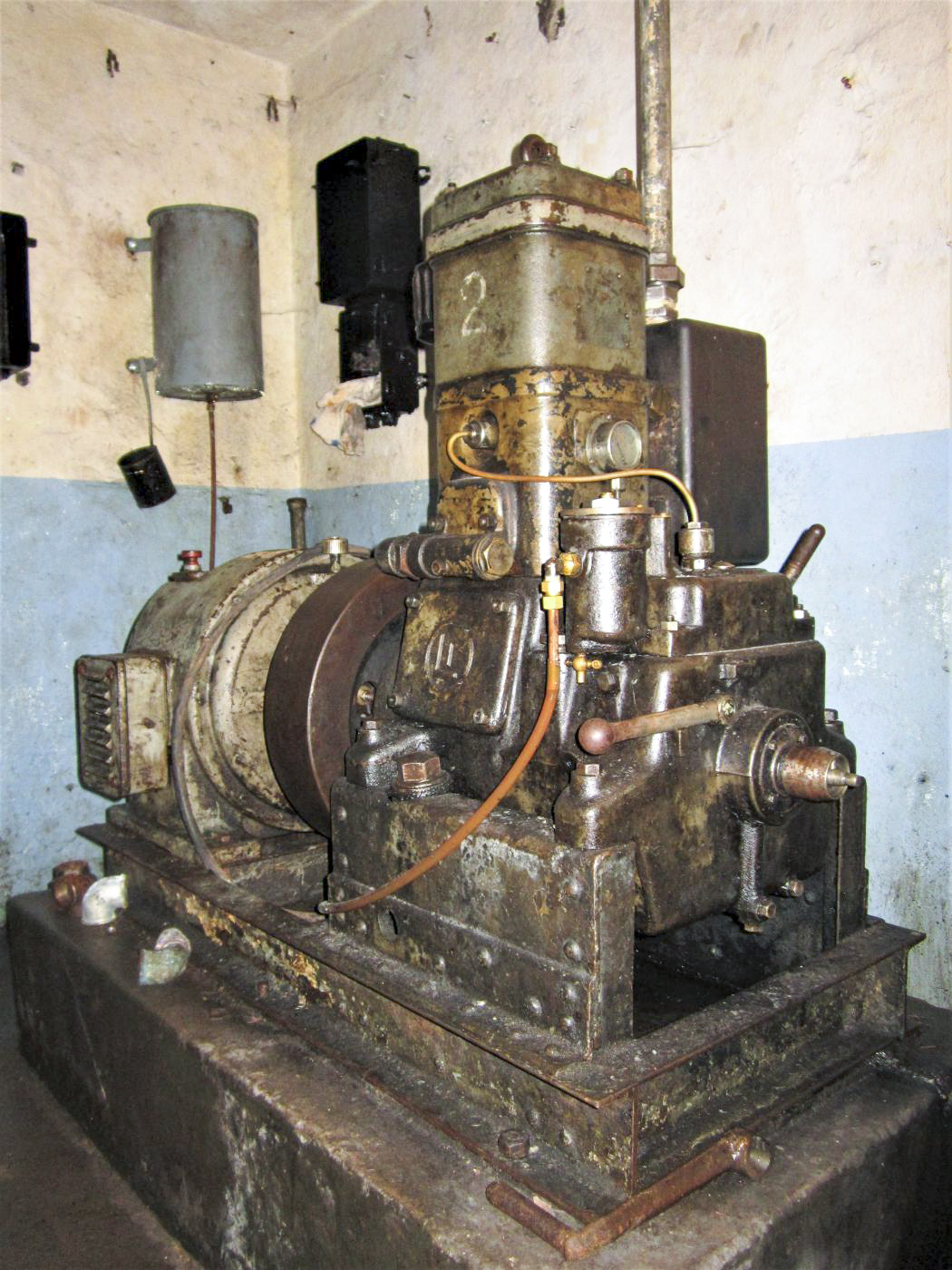 Ligne Maginot - HUBERBUSCH SUD - C59 - (Casemate d'infanterie) - Le moteur CLM 1PJ65 - Gregory Fuchs