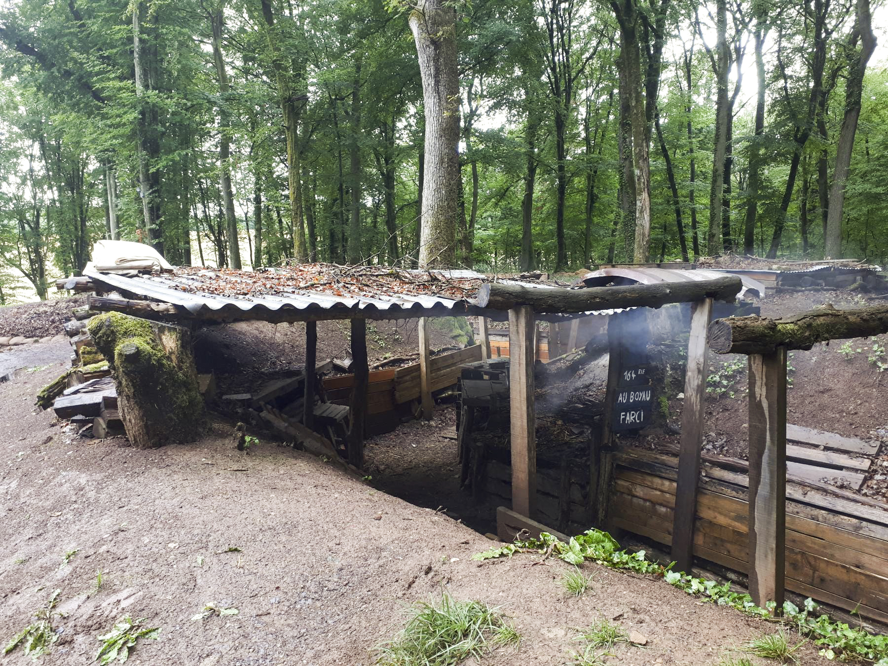 Ligne Maginot - HUBERBUSCH SUD - C59 - (Casemate d'infanterie) - La popote de tranchée 'au boyau farci' - Gregory Fuchs
