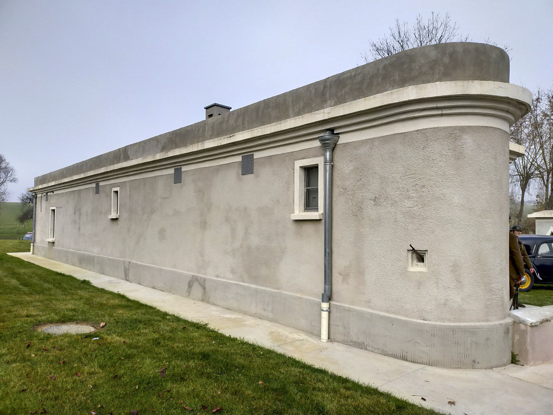 Ligne Maginot - ROUSSY LE VILLAGE (Poste avancé GRM) - (Poste GRM - Maison Forte) - Le poste GRM le jour de son inauguration - Julien Boulanger