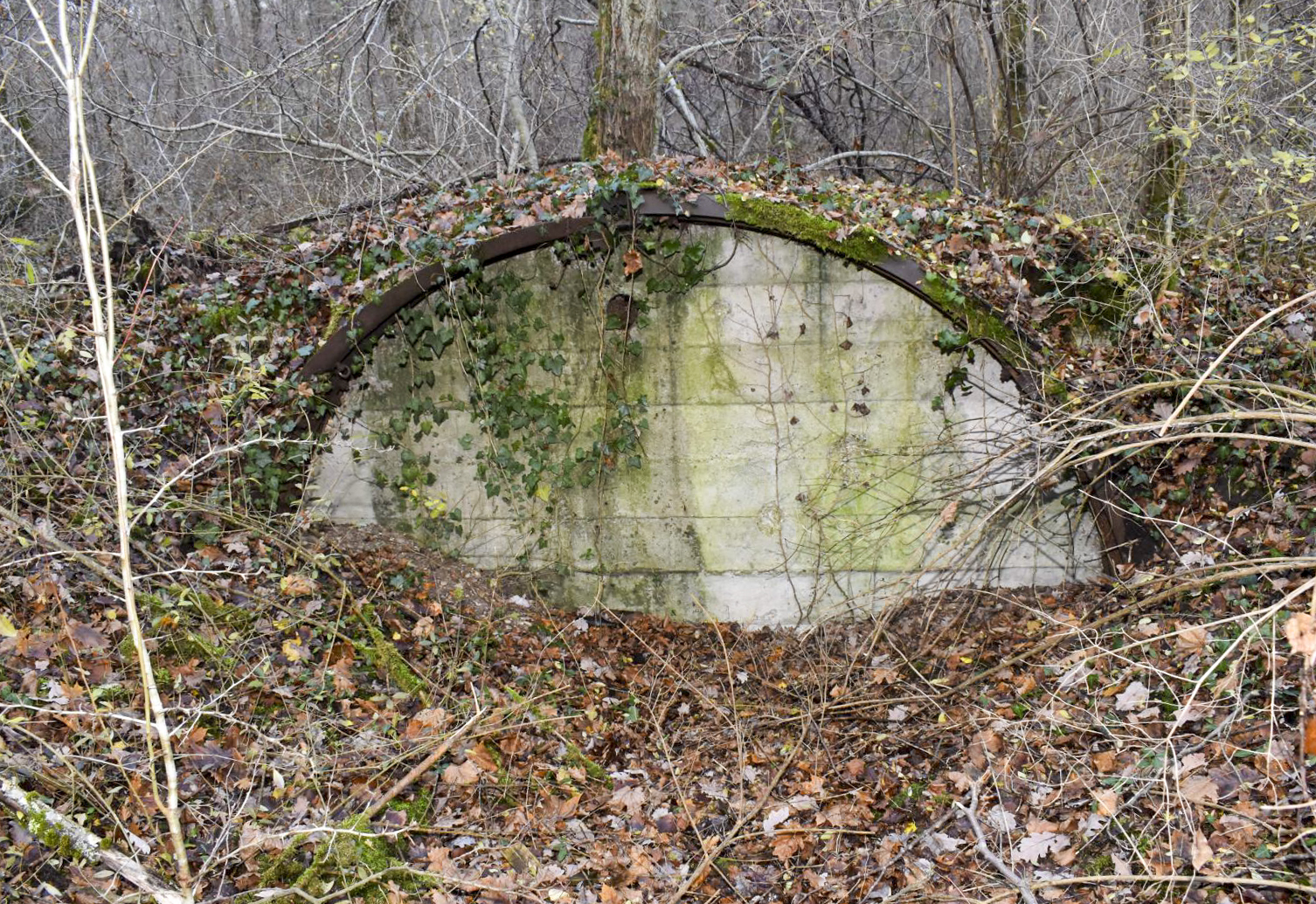 Ligne Maginot - OTTMARSHEIM SUD 6 - (Abri) - Le mur du fond - Daniel Froehly