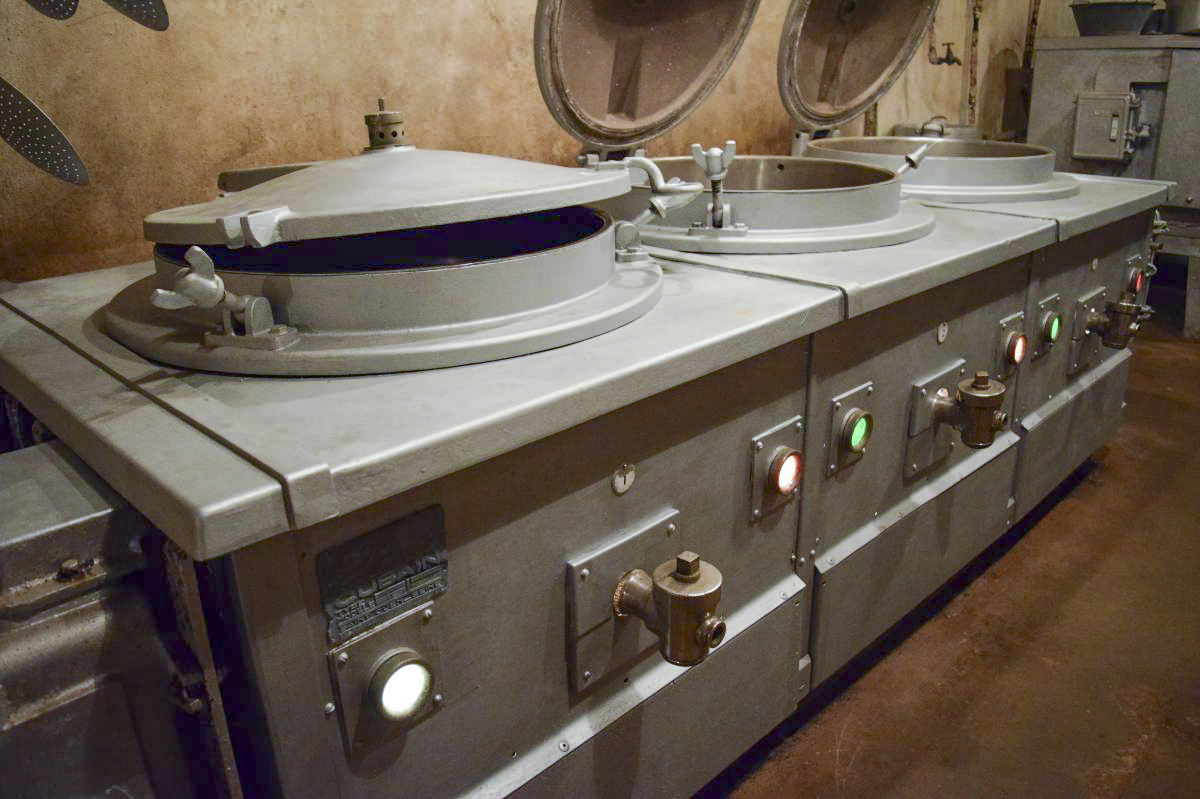 Ligne Maginot - Ouvrage d'artillerie du MICHELSBERG - La cuisine
Autocuiseurs 'Cap Robur Cubain'
