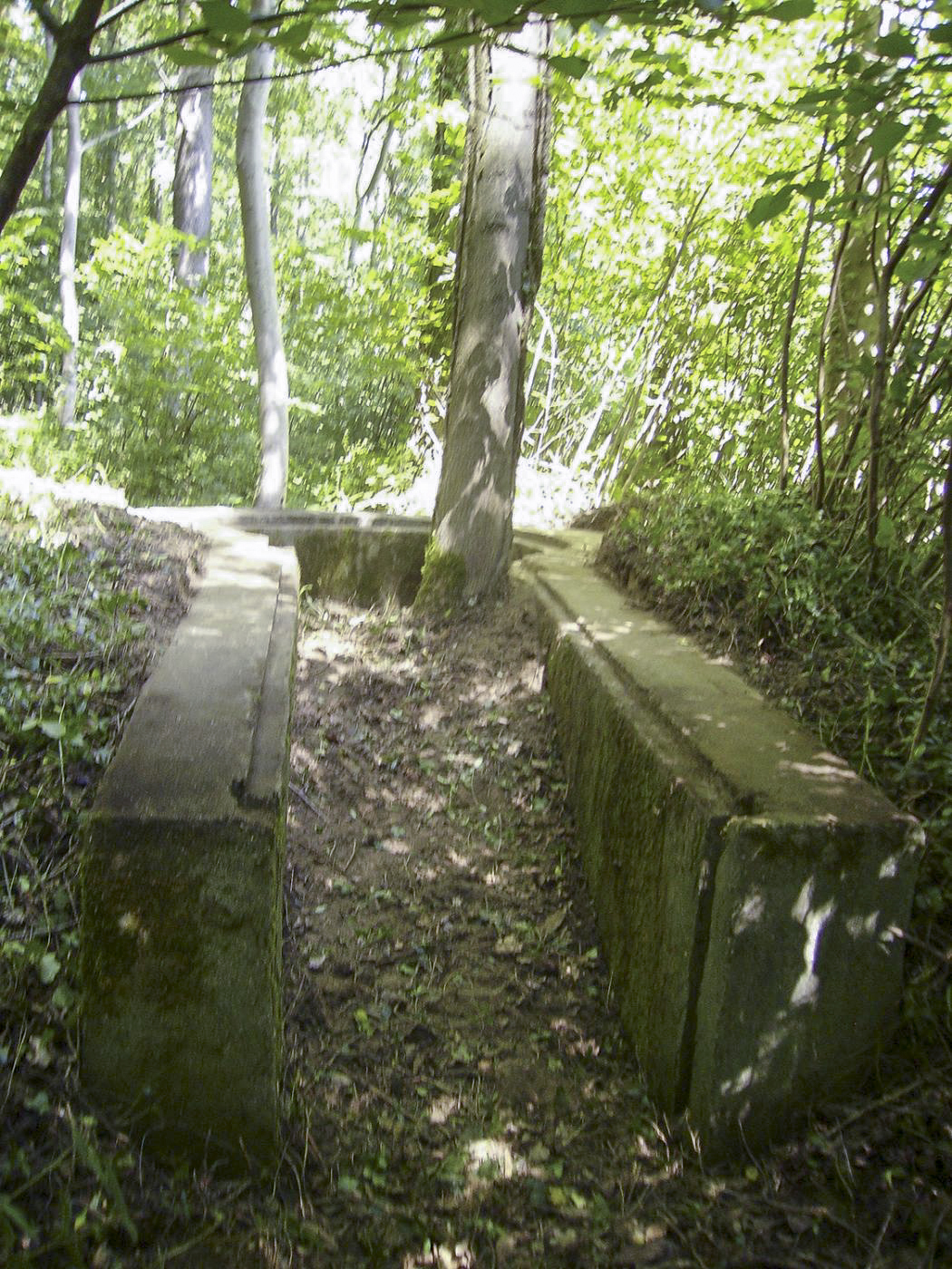 Ligne Maginot - QUEUE DE LA LANIERE - (Cuve pour arme d'infanterie) - Après nettoyage - Georges Marescaux