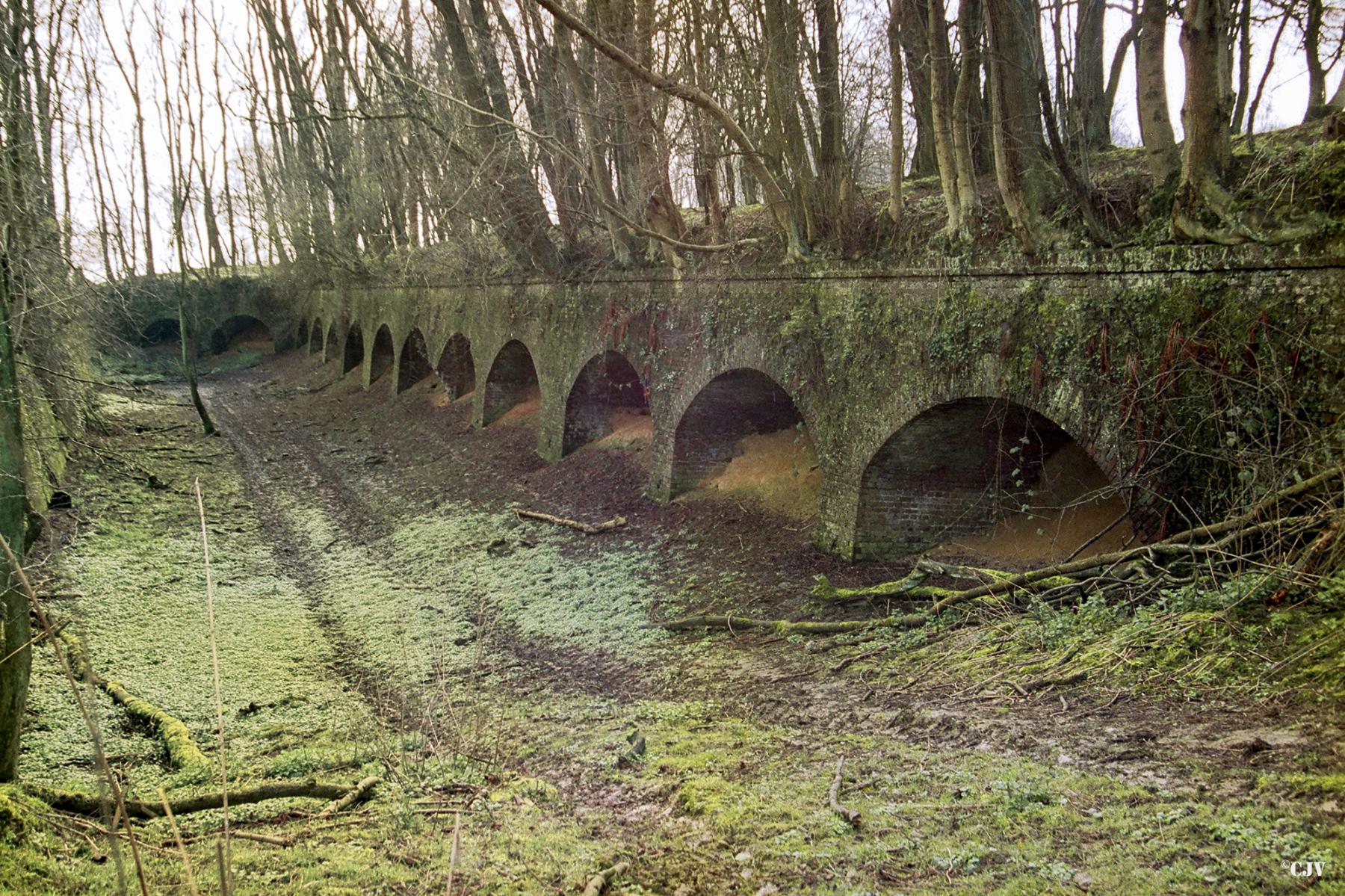 Ligne Maginot - LES SARTS - (Ouvrage d'infanterie) - Le fossé de l'ancien fort - Lia VERMEULEN
