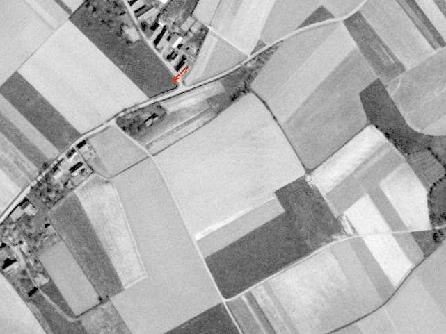 Ligne Maginot - BEF 393B - LA COMMUNE NORD-EST 3 - (Blockhaus pour arme infanterie) -  - IGN - Géoportail 1951