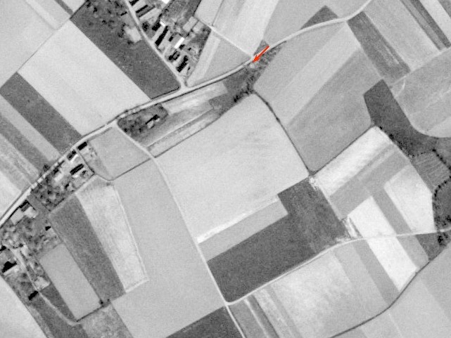 Ligne Maginot - BEF 403 - LA COMMUNE NORD-EST 1 - (Blockhaus pour canon) -  - IGN - Géoportail 1951