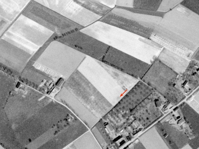 Ligne Maginot - BEF 423 - LA RUE VERTE SUD-EST - (Blockhaus pour canon) -  - IGN - Géoportail 1951