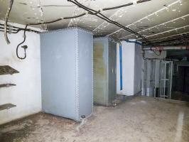 Ligne Maginot - GORDOLON (GN) - (Ouvrage d'artillerie) - Bloc 2
Chambre de mortiers de 81mm
Réservoirs d'eau en mezzanine