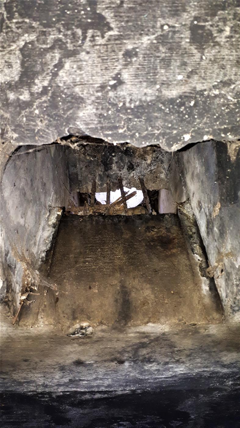 Ligne Maginot - 476E - MINOTERIE - (Blockhaus pour arme infanterie) - Chambre de tir Est
Dispositif anti-grenade dans l'orifice de ventilation - Gregory Fuchs