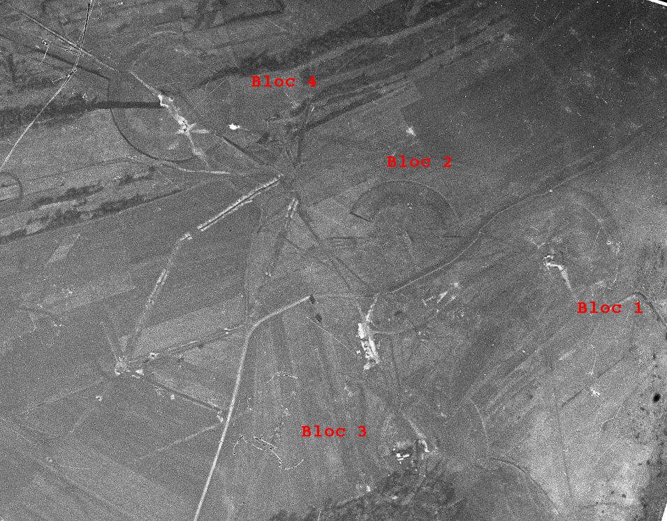 Ligne Maginot - THONNELLE - (Ouvrage d'infanterie) - Vue aérienne de l'ouvrage au 2 mars 1940. - IGN - Géoportail 1940