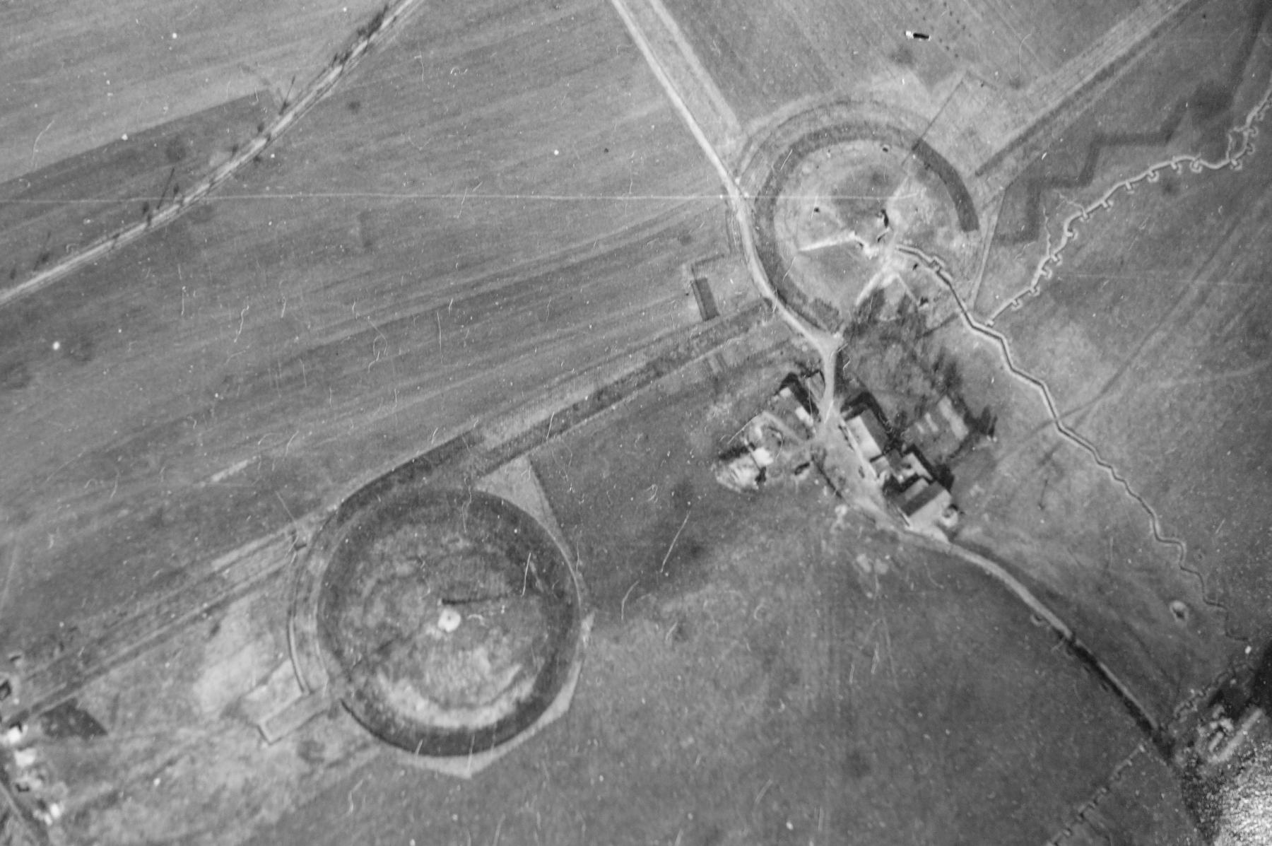 Ligne Maginot - FERME CHAPPY - A1 - (Ouvrage d'infanterie) - Vue aérienne - Mission F030 Altitude 2000 - 9 mars 1940  - Armée Française 
