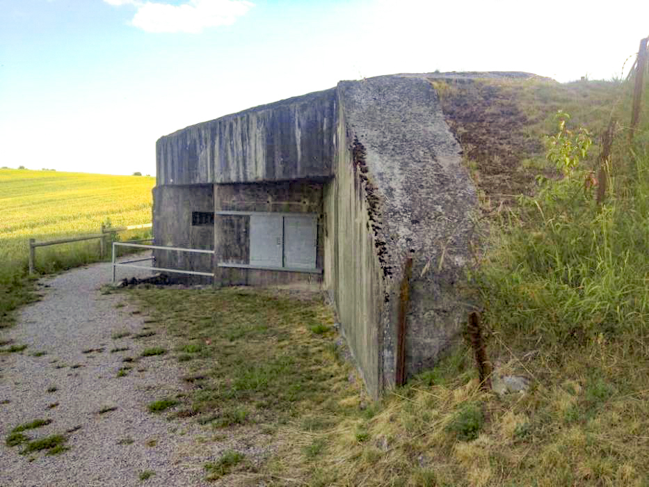 Ligne Maginot - AC1B - MC22 - LA COSTAUDE - (Casemate d'artillerie) - Vue sur le créneau du canon de 75 - EVA Philippe