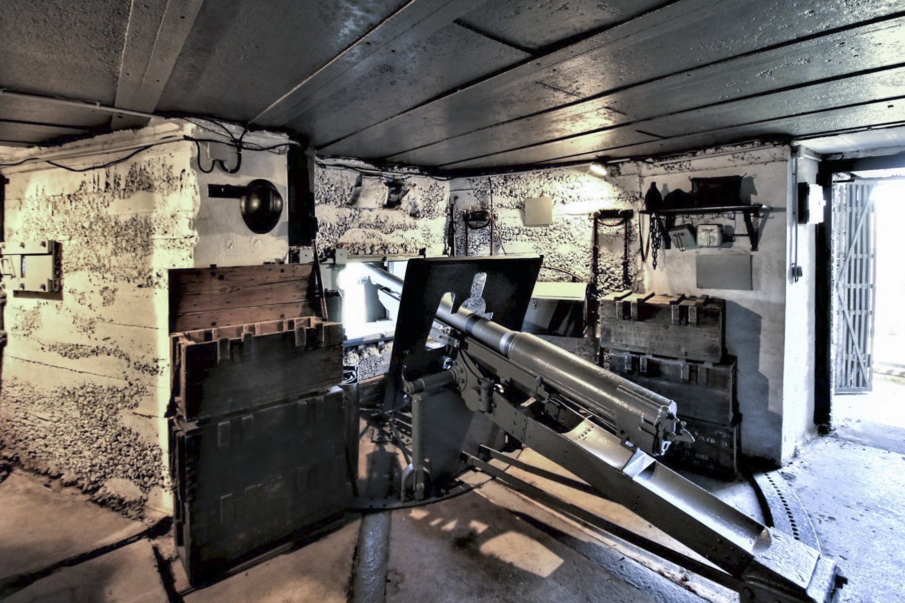 Ligne Maginot - AC1B - MC22 - LA COSTAUDE - (Casemate d'artillerie) - Chambre de tir - Michel & Philippe ZIMMER