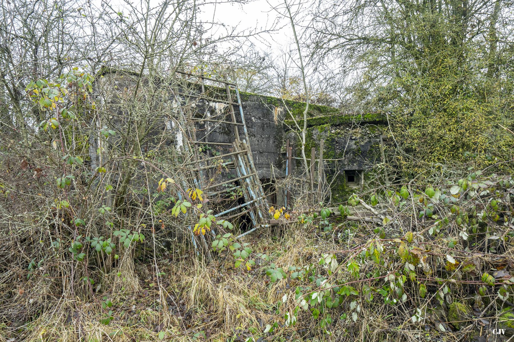 Ligne Maginot - CB294 - PESCH EST - (Blockhaus pour canon) - Face arrière - Lia VERMEULEN