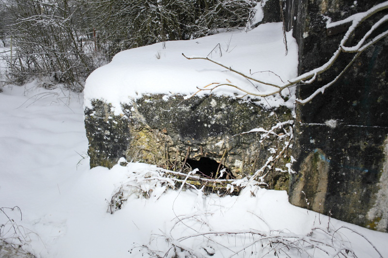 Ligne Maginot - CB286 - PESCH OUEST - (Blockhaus pour arme infanterie) - Un autre créneau de la réalisation annexe - www.arnaultjl-photo.com