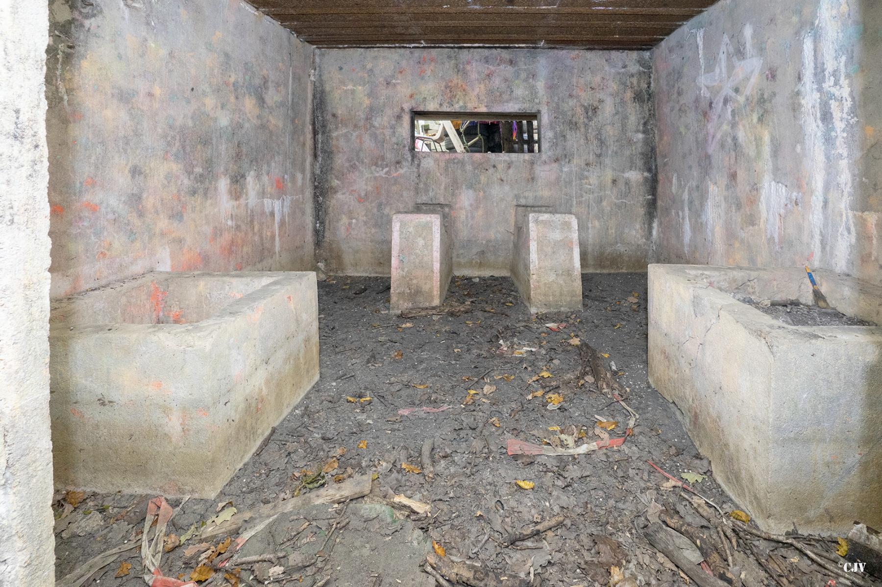 Ligne Maginot - CB287 - MEIEREI 3 - (Blockhaus pour canon) - L'intérieur - Lia VERMEULEN