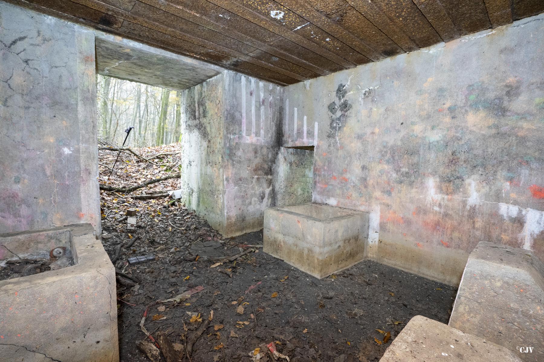 Ligne Maginot - CB287 - MEIEREI 3 - (Blockhaus pour canon) - Les entrées - Lia VERMEULEN