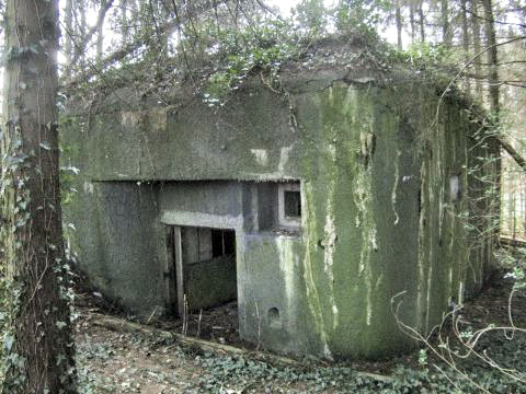 Ligne Maginot - A102 - LES GARENNES - (Blockhaus pour canon) - L'entrée pour canon - AALMA - www.lignemaginot.com