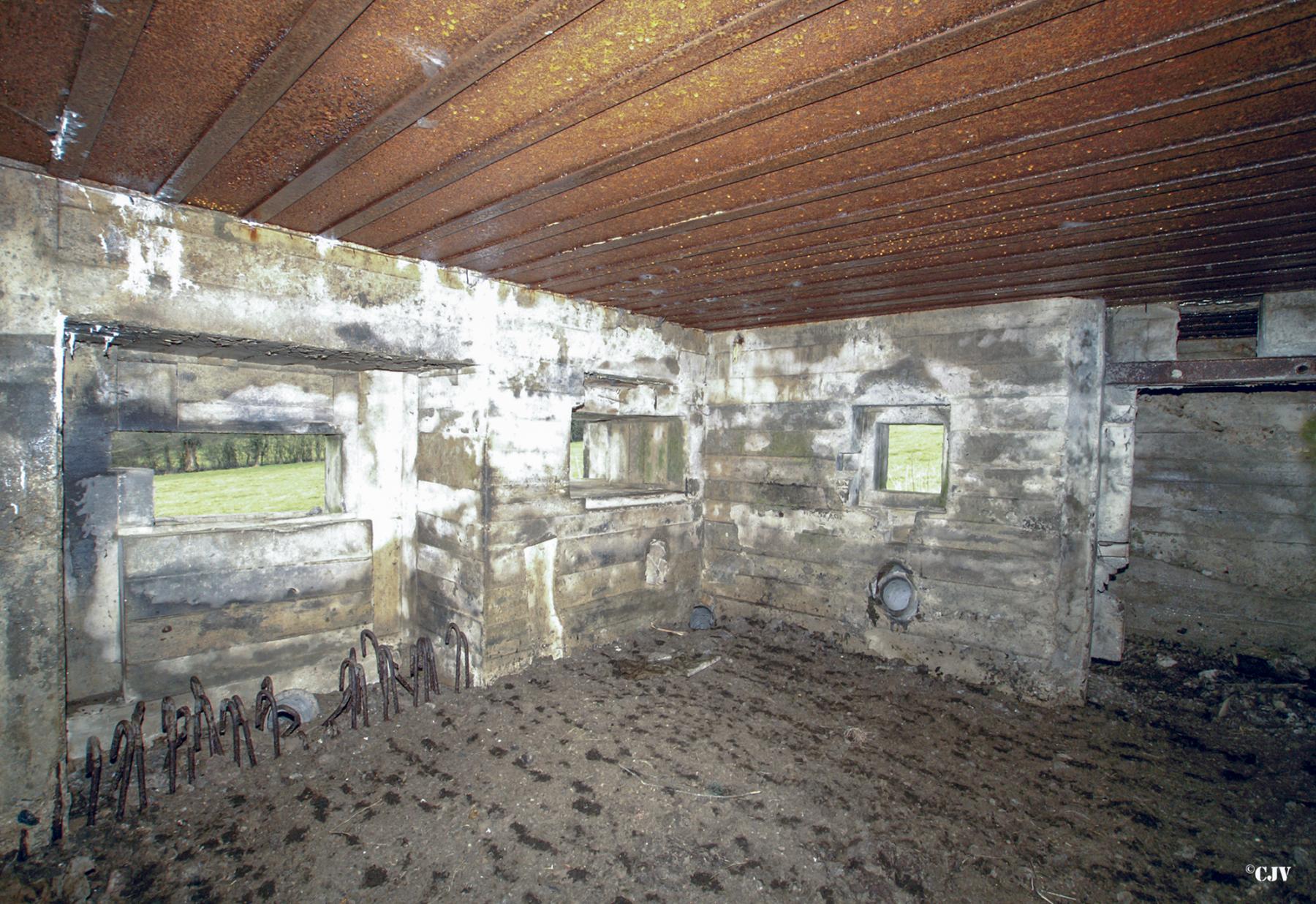 Ligne Maginot - A108 - BEAUX SARTS - (Blockhaus pour canon) - La chambre de tir - Lia VERMEULEN