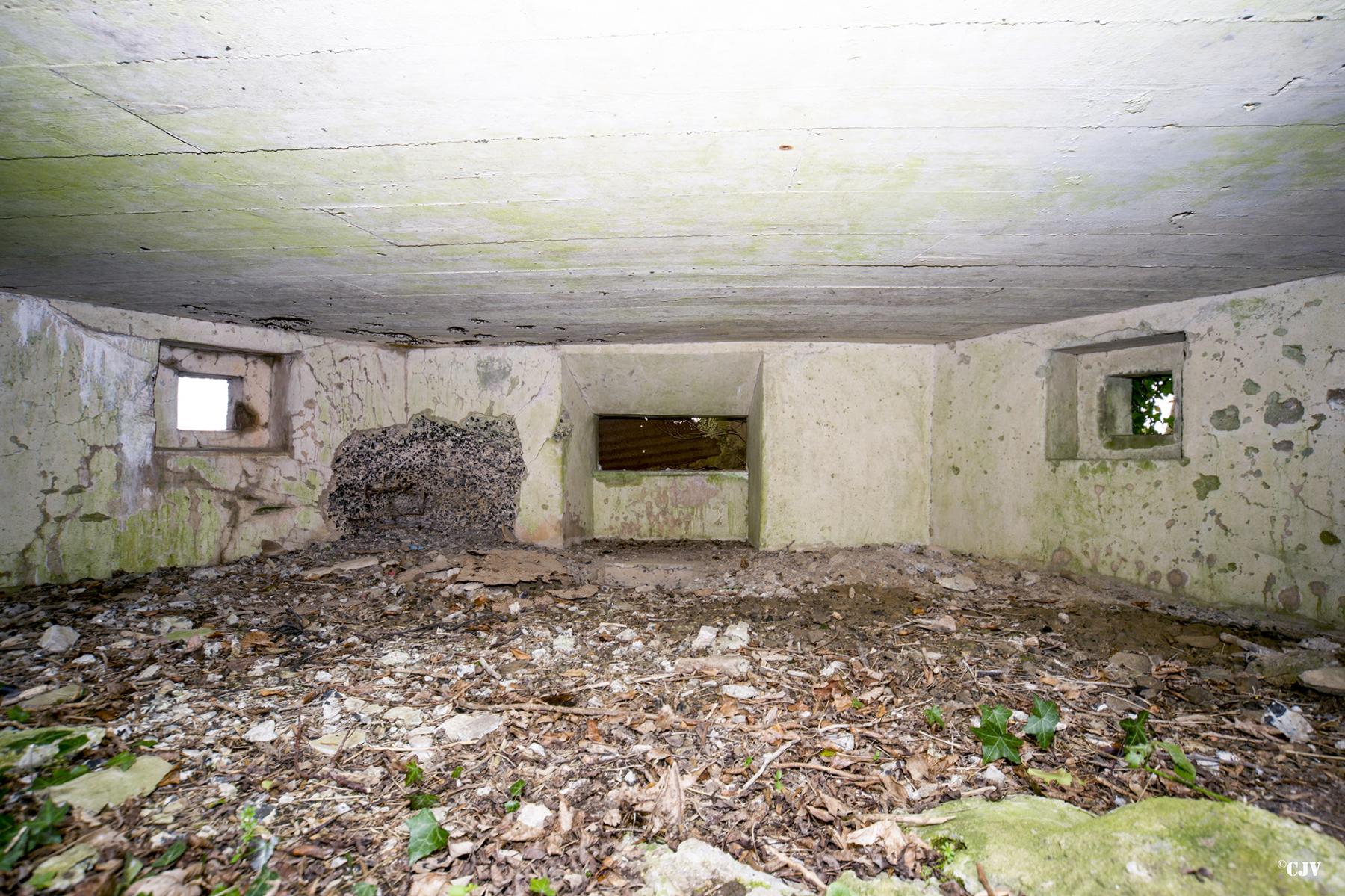 Ligne Maginot - B638 - PETIT BOSQUET - (Blockhaus pour canon) - L'intérieur - Lia VERMEULEN